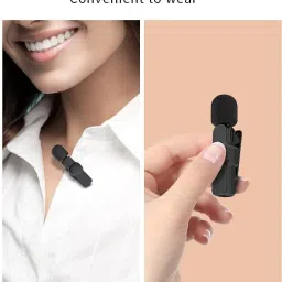 guggu K9 Dual (Wireless Microphone) With Bluetooth Mic & Plug for Vlogging/YouTubI478 Microphone image 3