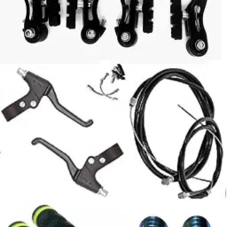 Bicycle Power Break Lever + Wire +Foot rest + Handle grip Bicycle Brake Disk-picture-2