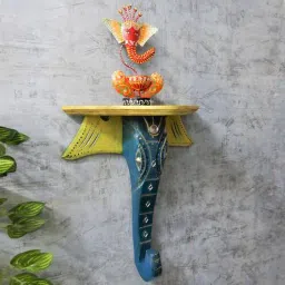 Elephant Trunk Wooden Wall Shelf By Disoo Fashions-picture-17