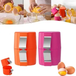 eggcrakker Handheld Egg Cracker & Separator Tool | No Mess | Compact Egg Cracker image 5