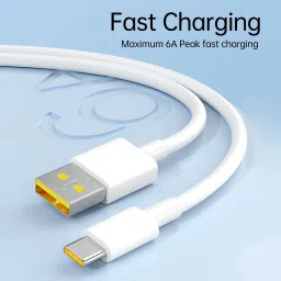 SHKOD Unbreakable 67W / 6A Fast Charging, 480Mbps Data Sync, Quick Charge 3.0 (White) Earphone Cable Organizer-image-2