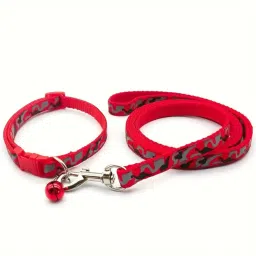 Breakaway,Adjustable,Comfortable, DurablePet Collar and leash set Dog & Cat Collar & Leash-8