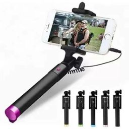 Techpunch UNIVERSAL WIRED HANDHELD MONOPOD FOR PHONE HOLDER OR PHOTOGRAPHY VIDEO RECORDING YOUTUBE REELS & CAPUTURE EVERY SPECIAL MOMENT Cable Selfie Stick Cable Selfie Stick-28