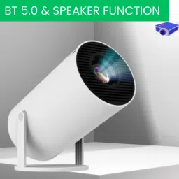 Clairbell Mini HD Projector for Home 4KSupport With Built-in App Netflix/Prime/YouTubeV130 (4500 lm / 1 Speaker / Wireless / Remote Controller) Portable Projector-picture-8