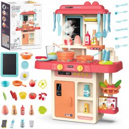42 pcs Kitchen Set for Kids Girl 42-Piece , Smoky, Music,Real Water Tap-92
