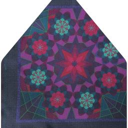 tiekart Self Design Polycotton Pocket Square-image-53