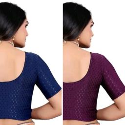 Round Neck Women Blouse-image-17