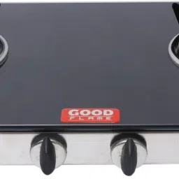 Prime{R} 2B SS BK Toughened Glass 2 Brass Burner Gas Stove(Manual Ignition) Glass Manual Gas Stove-image-40