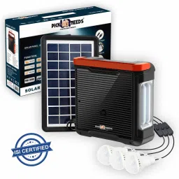 Solar Rechargeable Inverter With Bluetooth Speaker 3 LED Bulb USB Charge Support Torch-12