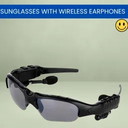 YAROH Bluetooth Sunglasses With Wireless Earphones Attached & Stereo Sound FeatureR133-image-44