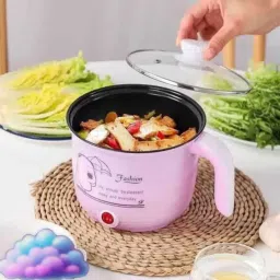Multiperpse Non Stick Rice Electric Cooker Frying Boiling Cooking Pot Rice Cooker, Travel Cooker, Egg Cooker, Egg Boiler-3