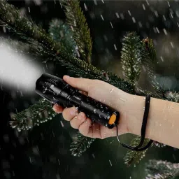dhriyag Zoom able 5 Mode led-XML-T 650 Torch (Black : Rechargeable) Torch image 5