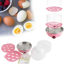 oddeven Egg Boiler Automatic Off 7 Egg Poacher for Steaming Egg Boiler Automatic Off Egg Poacher for Steaming, Cooking Boiling(Multicolor, ) Egg Cooker image 2