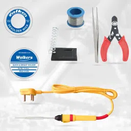 Electronic Repairing 7in1 Mobile Soldering Iron Equipment Tool Machine Combo Kit Set with Flux Paste and 5 Meter Wire 25 W Simple-image-82