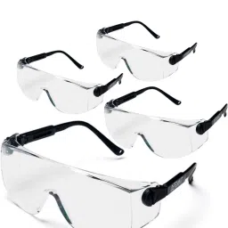 Safety Goggles Waterproof & Full Cover for Dust Protection & Eye Safety Pack of 4 pcs Power Tool, Wood-working, Laboratory, WeldingSafety Goggle-image-17