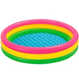 PREMIUM (IND*85) GIFT COMBO PEOPLE'S CHOICE BEST SELLER 4 FEETS ROUND Inflatable Swimming Pool-35