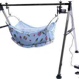 Automatic Cradle Kit for Baby W/Premium Hammock & Cradle Electric Swing Motor-28