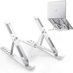 Qaz Laptop Stand/Laptop Holder Riser/Computer Tablet Stand 6 Angles Adjustable Laptop Stand-8