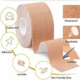 Women's Cotton Spandex Multipurpose Breast Lift Boob Tape 036 Nursing Breast Pad-image-99