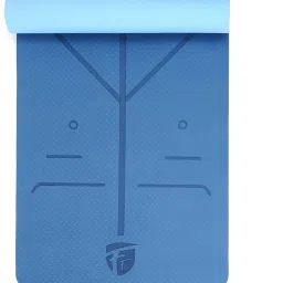 Yoga Mat With Alignment System Non-slip, Eco-friendly Yoga mats for home workout Blue 6 mm Yoga Mat-picture-19