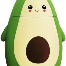 Avocado Glass Smile Tumbler Double-Wall Cup Cute Cartoon Water Bottle 280 ml Bottle-36