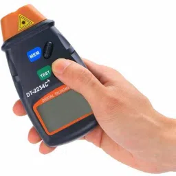 goodsbazaar DT2234C+ Non-Contact Digital Tachometer RPM Rotating Speed Scale Meter Photometer Non Contact Tachometer image 2