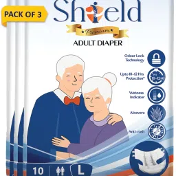 Premium Tape Style | Pack of 3 | Adult Diapers - L-23