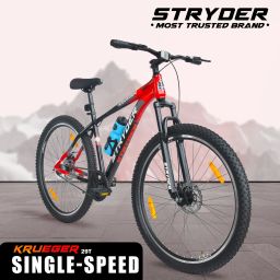 Krueger 29" Single Speed Bicycle with Front Suspension | 29 T (inch) Mountain Cycle-image-4