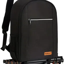 SIDRUM W8 Camera Backpack with Removable Padded Dividers and Rain Cover | Photography Camera Bag Waterproof | Camera Cases for DSLR camera with lenses, Tripod, 15.6" Laptop. Camera Bag-2