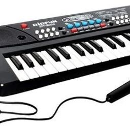 AS TRADERS BF430 - 37 Key Piano Keyboard with Mic & USB Cable P67 37-Key Analog Portable Keyboard-21