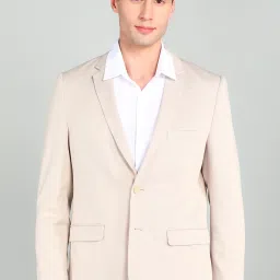 Men Self Design Single Breasted Formal Blazer-image-64