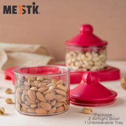 metstik Serving Set, Bowl, Bowl Set, Airtight Container With Tray And Lid Bowl, Container, Tray, Plate Serving Set image 3