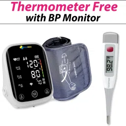 Firstmed FM-03 Firstmed Automatic Digital Talking BP Monitor with Free Digital Thermometer Bp Monitor image 2