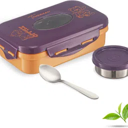 Alfa Insulated Inner Steel BPA Free, Airtight, Food Grade, 2 Containers Lunch Box-17