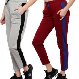 Pack of 2 Women track pants,ladies track pants,women lower,cotton pyjama Women Pyjama-image-53