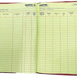 Register of Overtime Form XXIII Rule 78(1)(a) 1-Part Register-image-61
