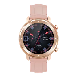 French Connection R4-A Smartwatch with Activity Tracker (33mm IPS Display, IP68 Waterproof, Pink Strap)-image-99