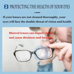 NEWSPARSH Diyan 100Pcs Anti Fog Wipes for Glasses, Individually Wrapped Lens Cleaner WipeLens Cleaner-image-64