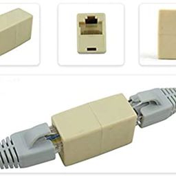 Techy-tech RJ45 Coupler in-Line Coupler Network LAN Cable Joiner Extender Adapter Ethernet Cable Join Extension Converter Female to Female Ethernet CAT5 CAT5e RJ45 8P8C Connector(Pack of 2) Lan Adapter image 4