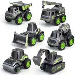 Engineering Construction Vehicle Set of 6 Toys for Children Kids-12