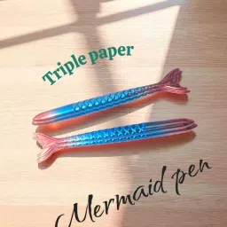 Mermaid Pen Blue Ink Gel Pen for Smooth Writing Pens for Kids Gel Pen-41