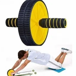 fitz AB Wheel Roller for Abs Workout | Dual Wheel Gym Exercise Equipment Ab Exerciser-picture-0