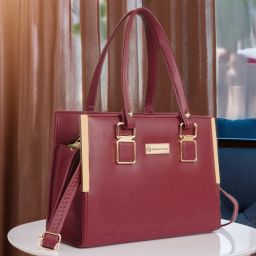 Women Maroon Messenger Bag-image-17