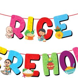 1 Set Rice Ceremony Banner ,Baby Photoshoot Banner for Rice Ceremony Banner-12