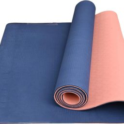 Yoga Mat 6mm Thickness Unisex Dual Sided Non-Slip Anti-Tear TPE Exercise Mats 6 mm Yoga Mat-image-21