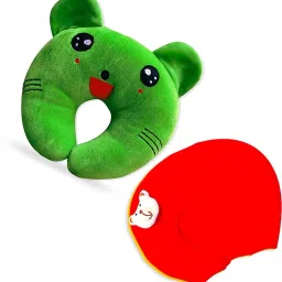 Cotton, Mustard Seeds Animals Baby Pillow Pack of 2-image-98