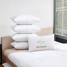 Luxury Microfibre Solid Sleeping Pillow Pack of 5-image-73