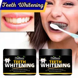 Teeth Whitening Tape||Teeth Toothpaste||Gentle on Gums(pack of 2) Teeth Whitening Kit-24
