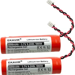 High-Capacity 18650 Li-ion : 2600mAh, 3.7V with WiredBattery-picture-15