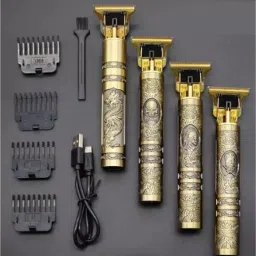 U Z A N Professional Golden t99 Trimmer Haircut Grooming Kit Metal Body Rechargeable 42 Trimmer 120 min Runtime 3 Length Settings-image-28